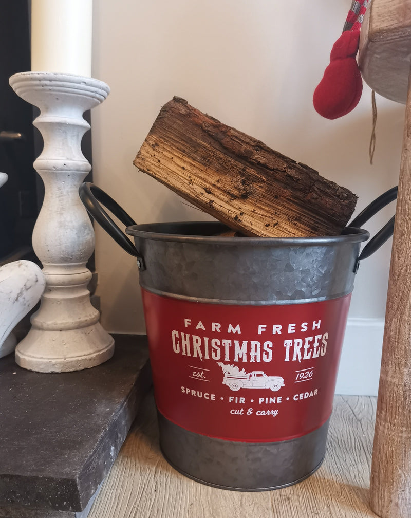 Red Farm Fresh Tree Bucket - TBI