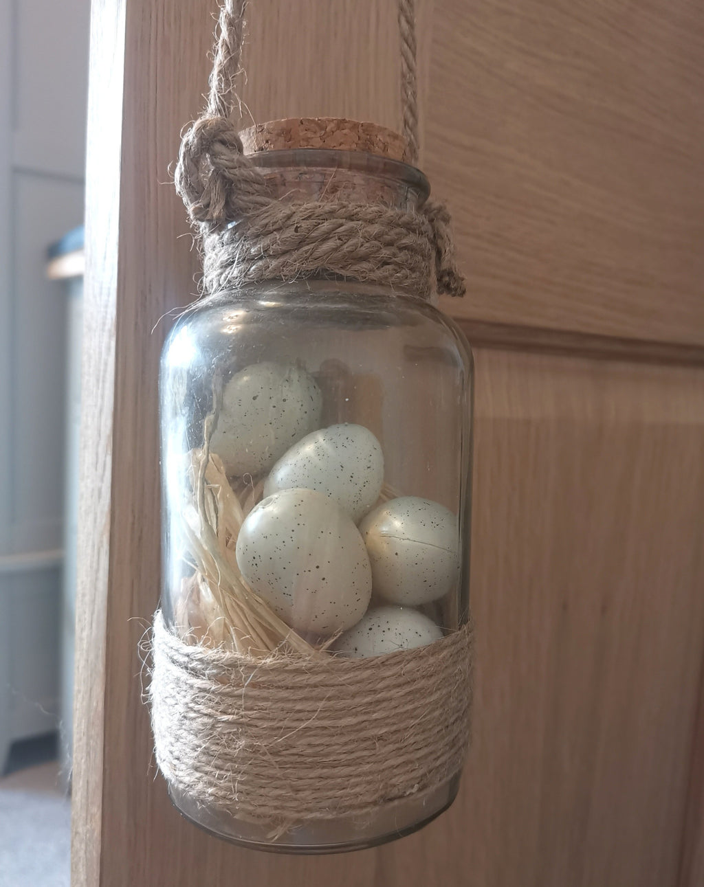 Easter Egg Jar Decor - The Burrow Interiors
