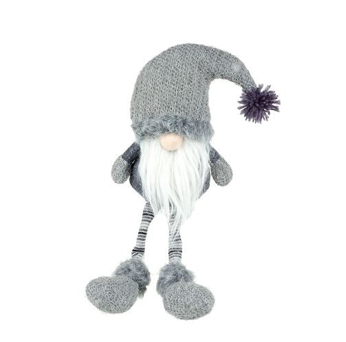 Grey Fluffy Santa Gonk - TBI