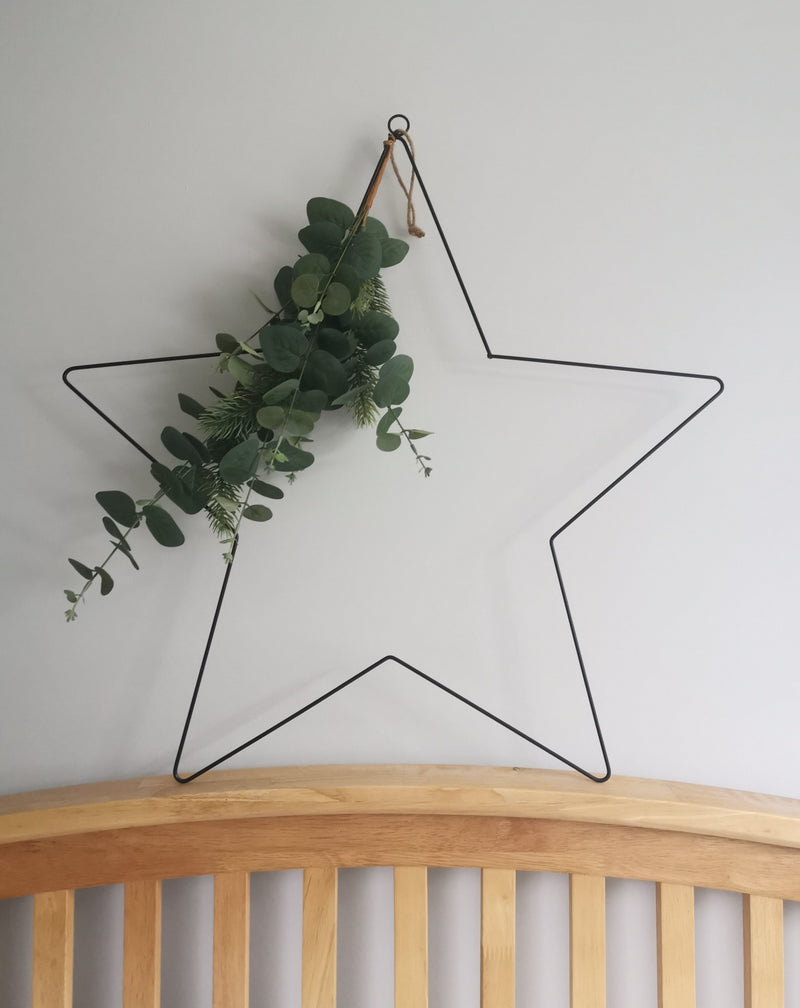 Large Christmas Star with Eucalyptus - TBI