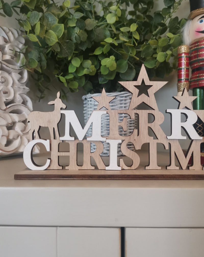 Wooden Christmas Sign - TBI