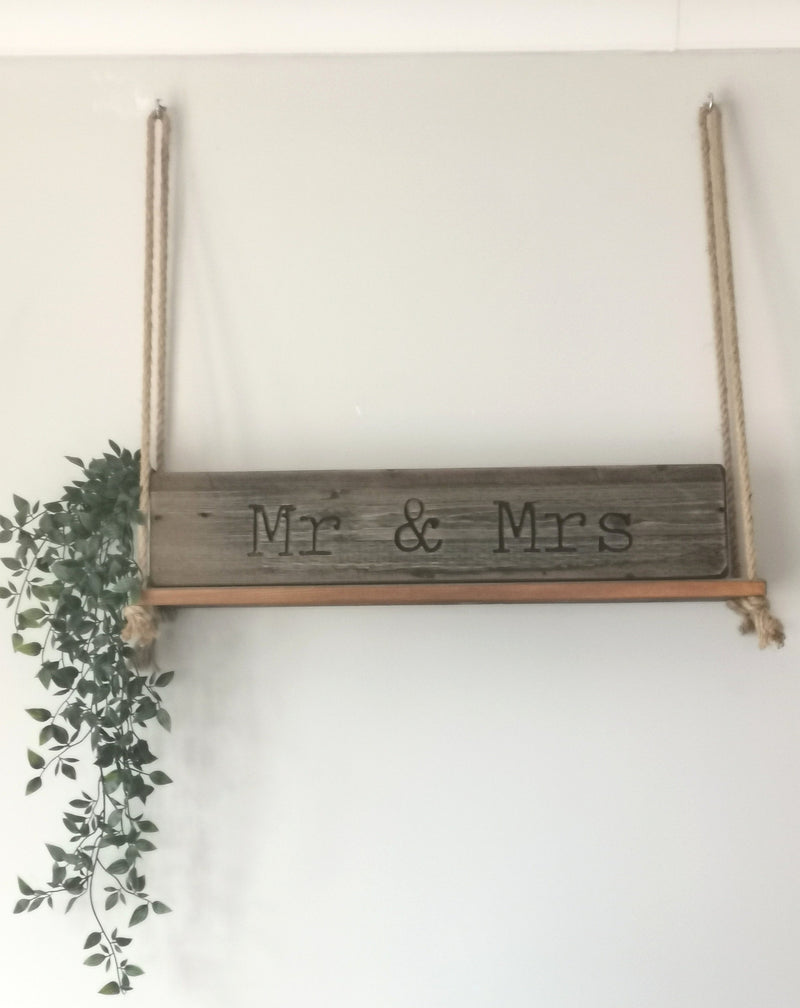Mr & Mrs Rustic Sign - The Burrow Interiors