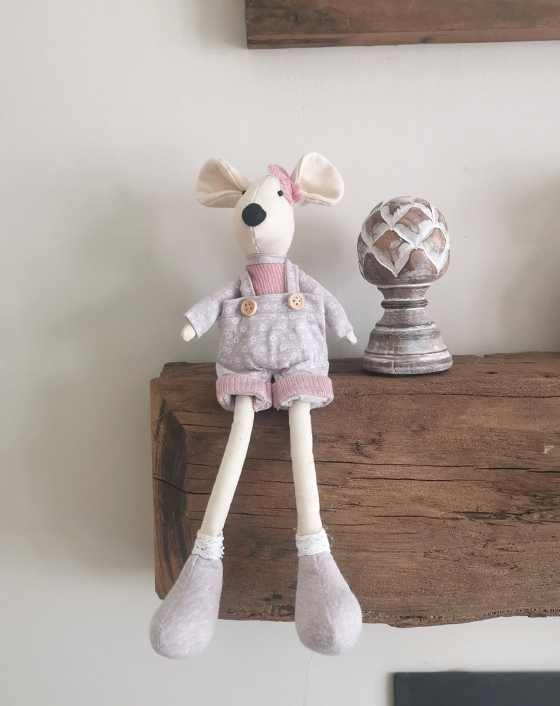 Mylo the fabric easter mouse - The Burrow Interiors