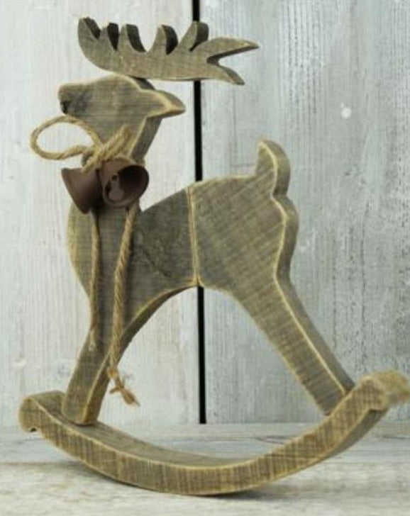 Rocking Driftwood Christmas Reindeer | TBI