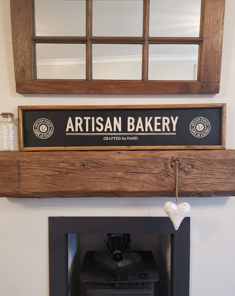 Rustic Artisan Bakery Sign - The Burrow Interiors