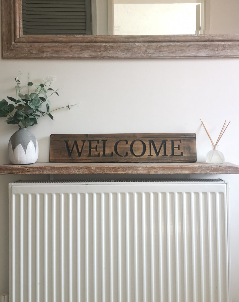 Hanging Welcome Rustic Sign