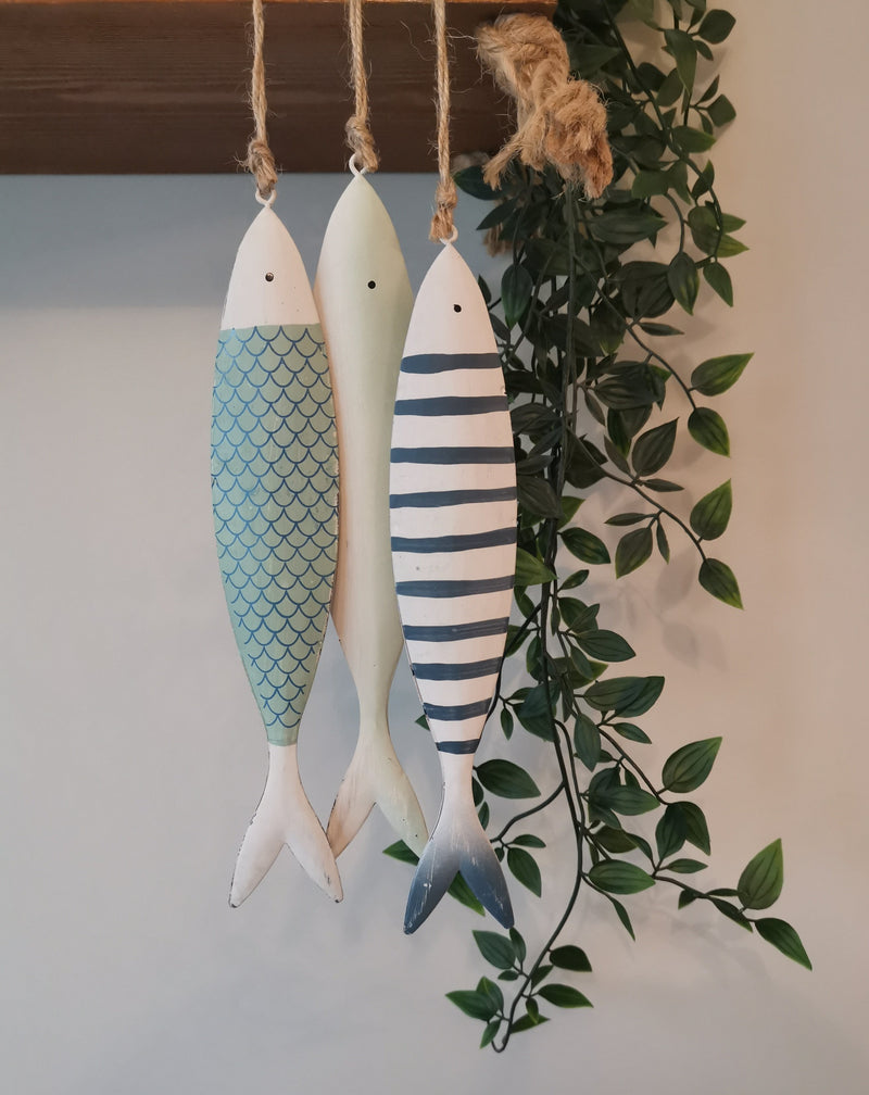 Hanging Metal Fish - The Burrow Interiors