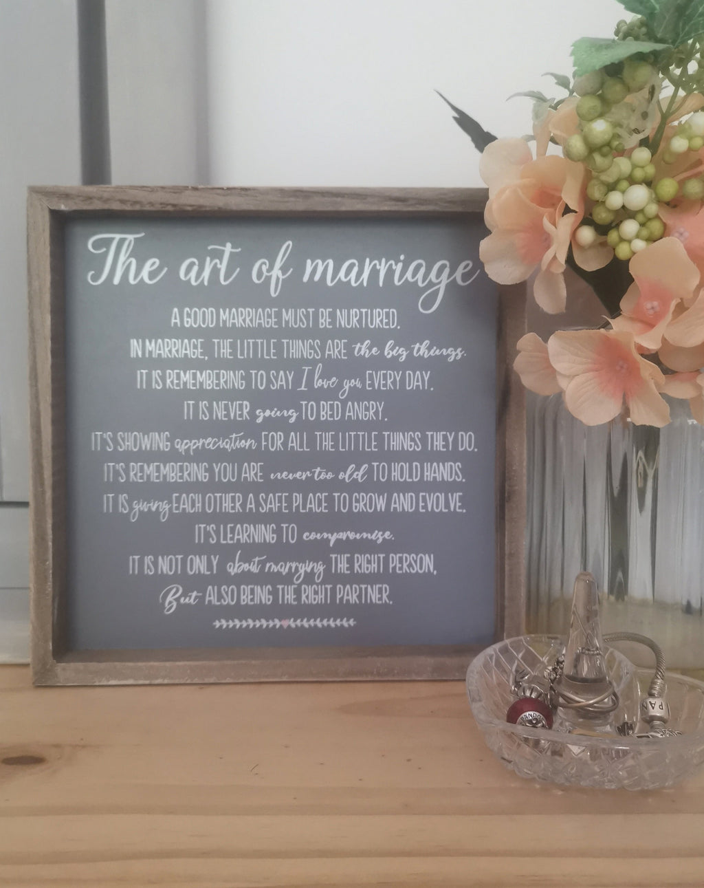 The Art of Marriage Plaque - TBI