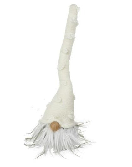 White Tall Santa Fluffy Head - TBI