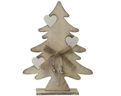 Wooden Tree with Heart Stand - TBI