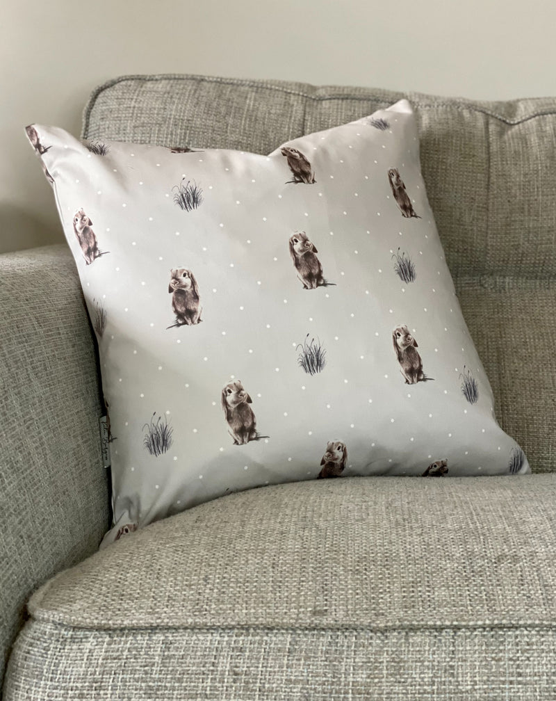 Grey Rabbit Cushion - TBI
