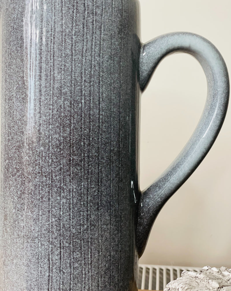 Grey Ceramic Tall Jug - TBI